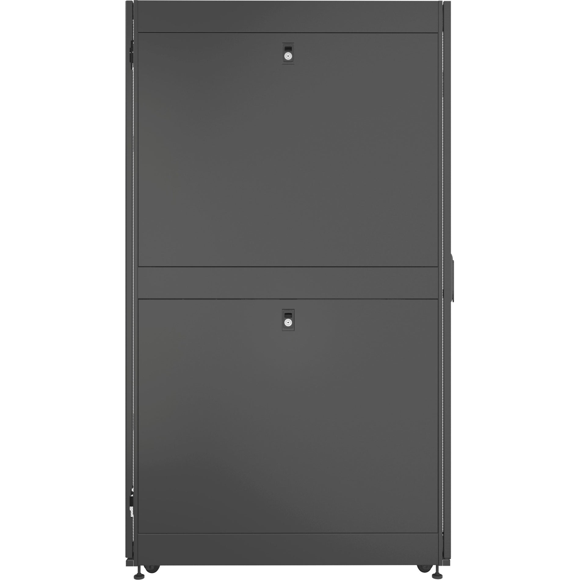 Detailed view of Vertiv VR3100 rear panel security features-alternate-image9