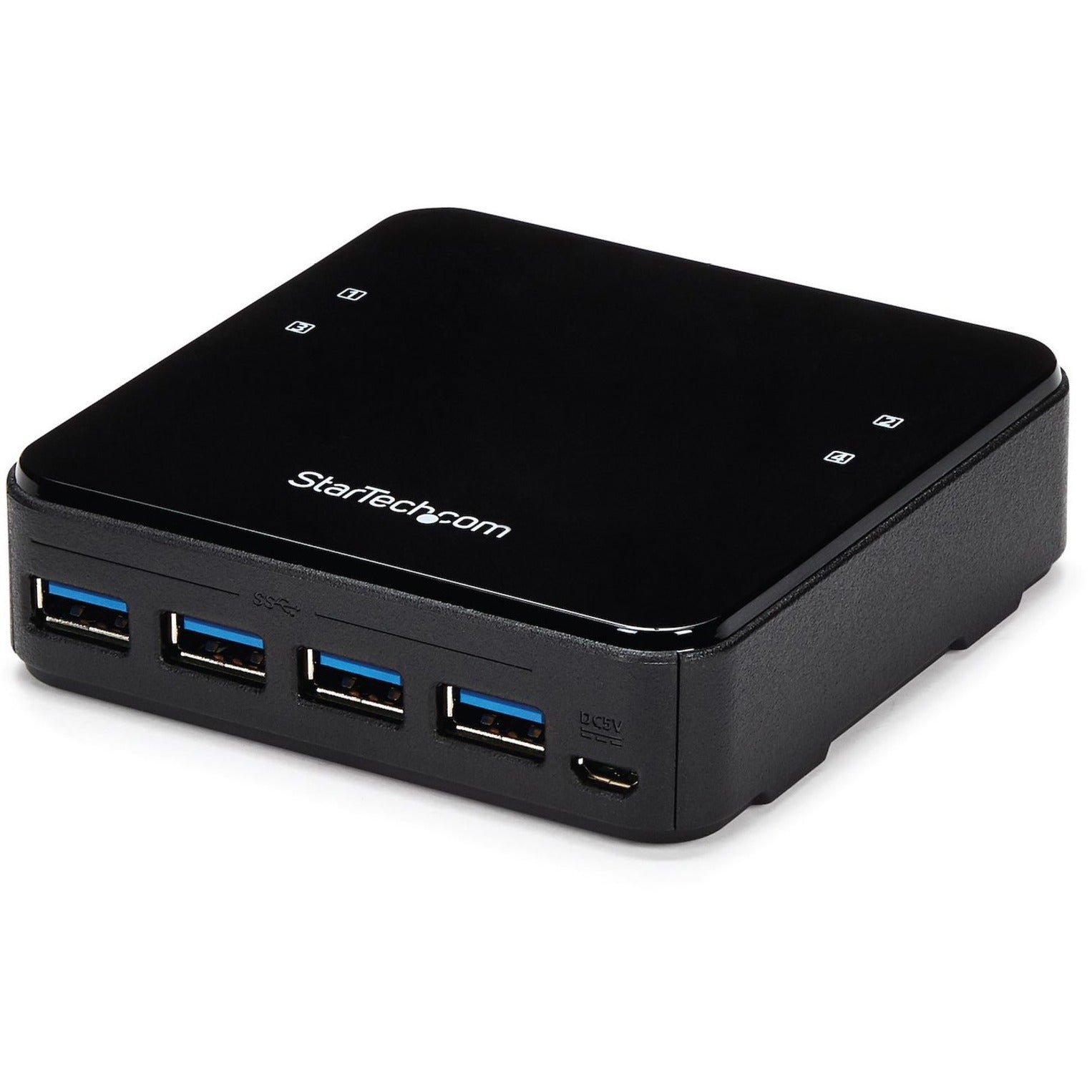 StarTech.com HBS304A24A 4X4 Commutateur de Partage Périphérique USB 3.0 Commutateur USB pour Mac / Windows / Linux Commutateur USB 4 Ports USB 3.0 - Commutateur USB A/B