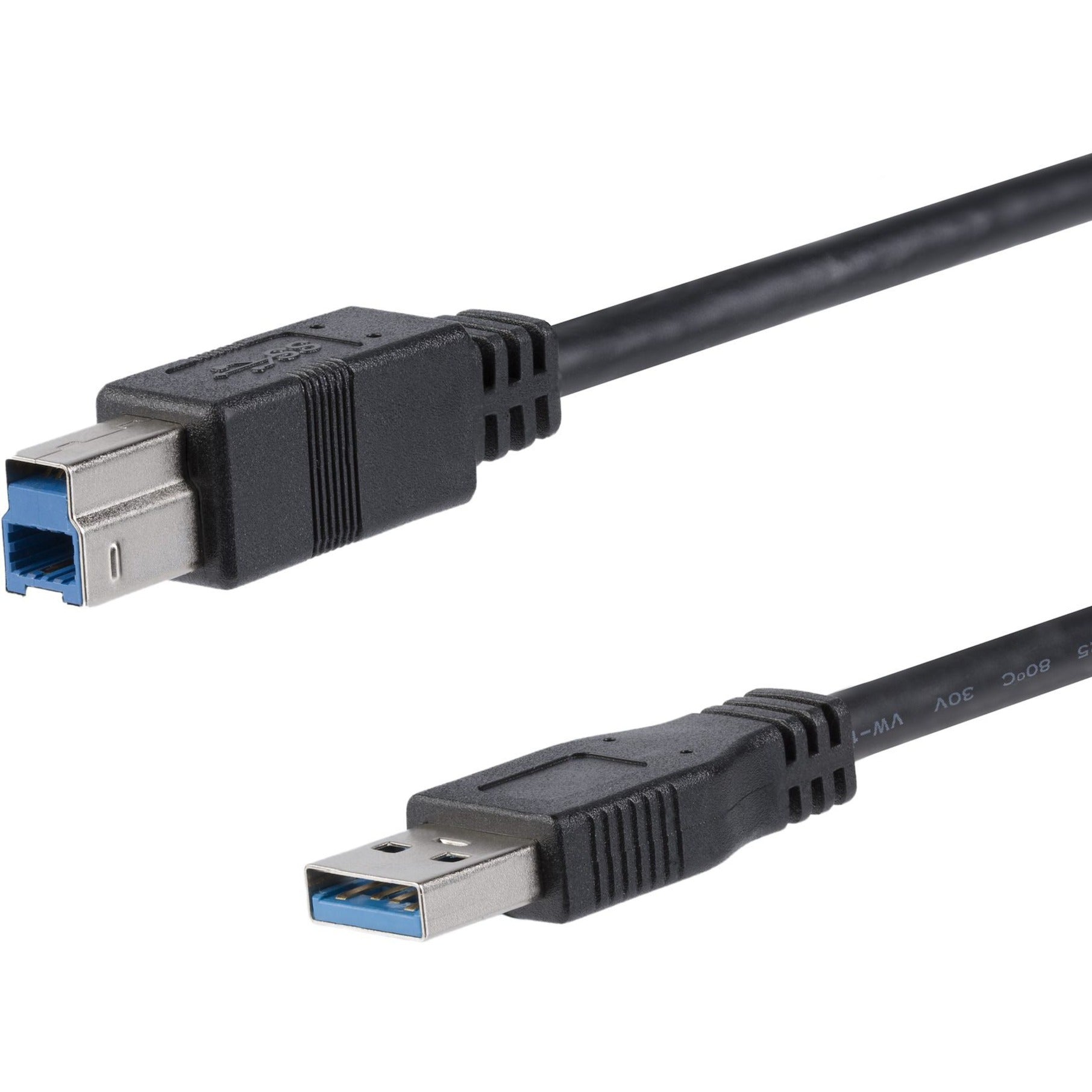 Detail of USB 3.0 Type-A and Type-B cable connectors-alternate-image5