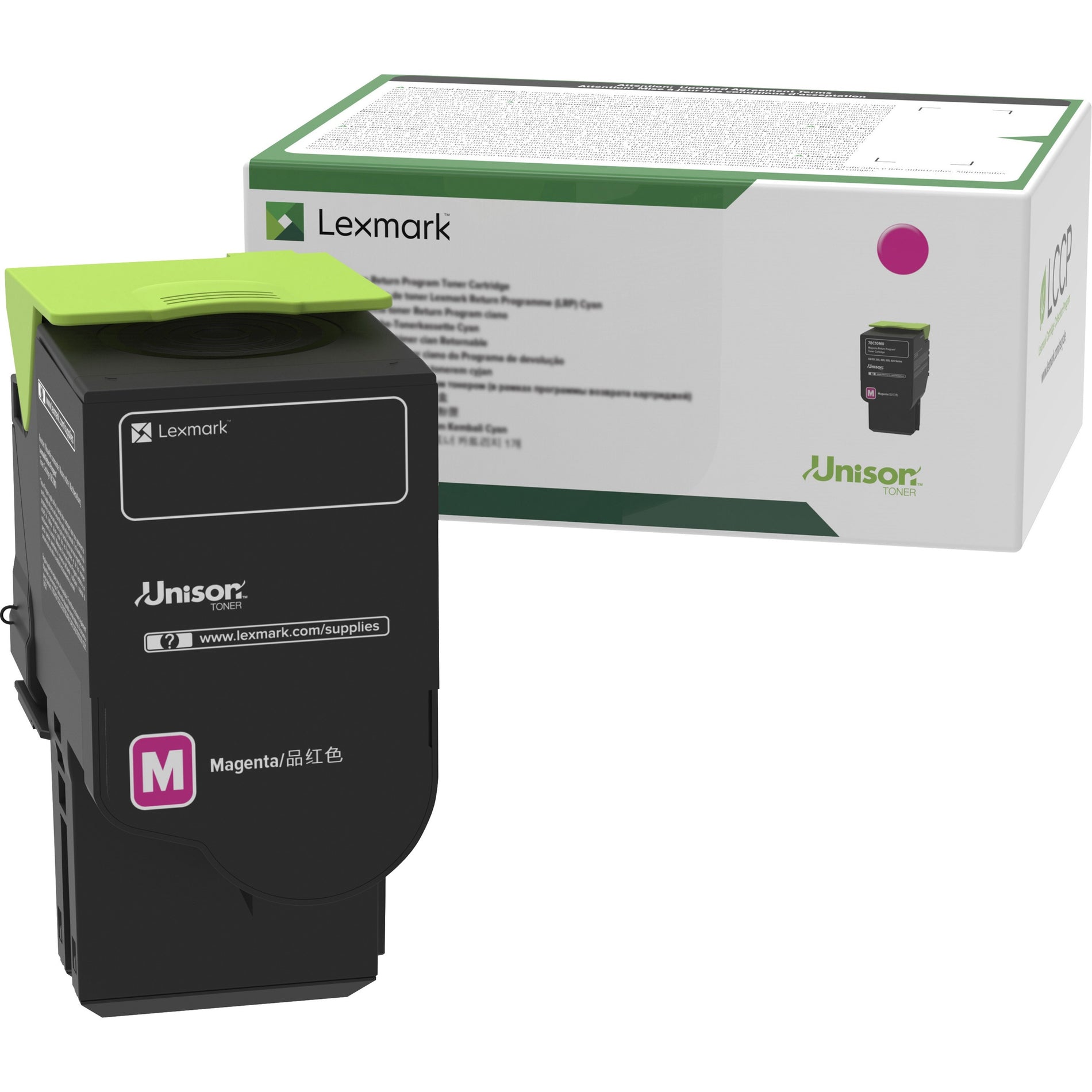 Lexmark 78C1UM0 紫色 超高产量 退货方案墨盒 7000页 品牌: 莱克马克 莱克马克