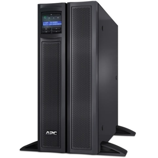 APC Smart-UPS X 3000VA in tower configuration with support stands