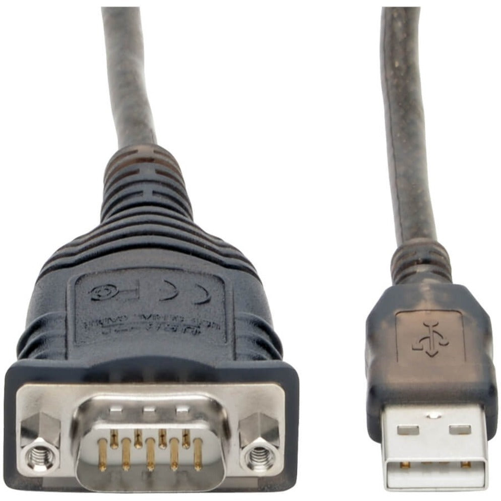 Close-up of USB Type-A and DB-9 serial connectors showing interface design-alternate-image1