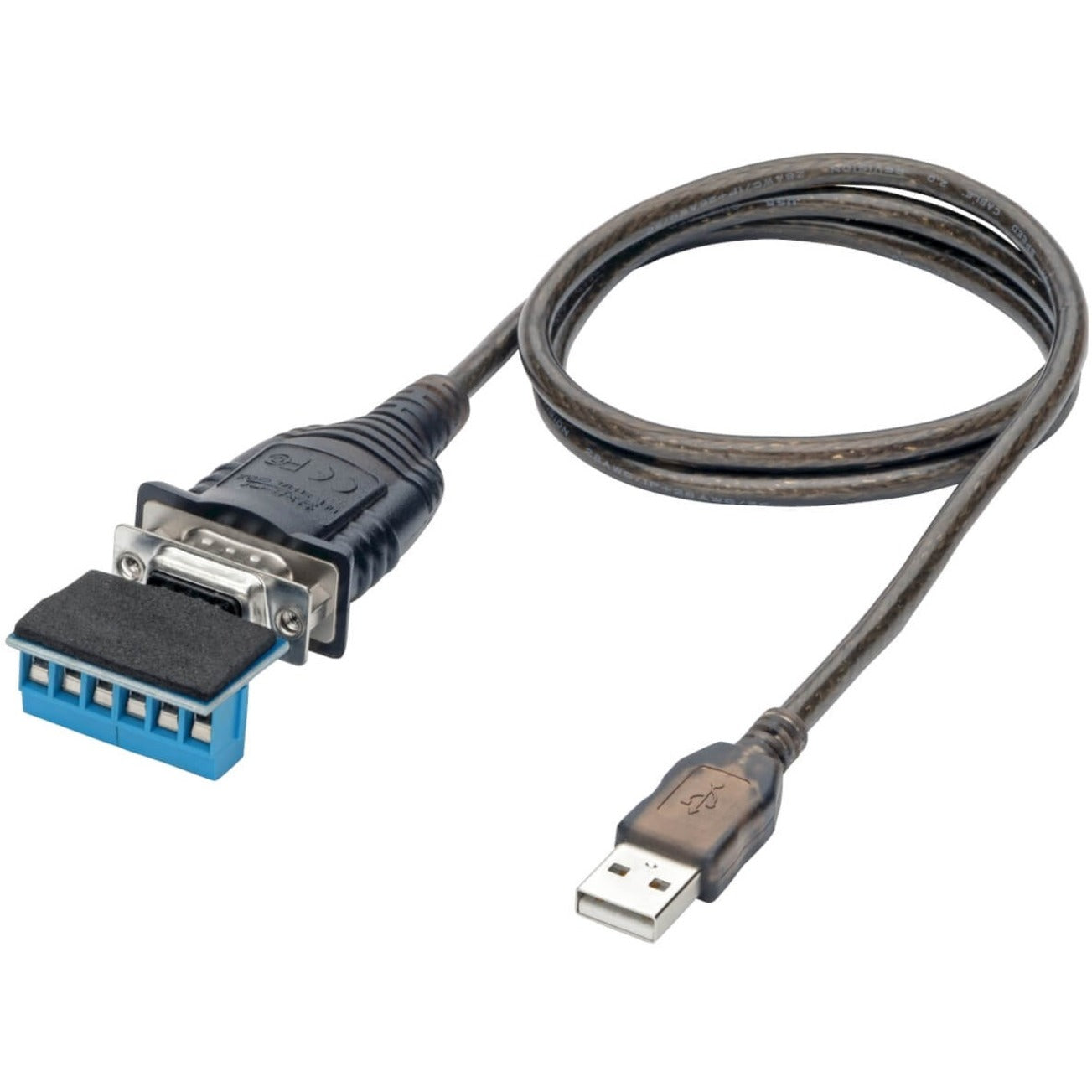 Tripp Lite U209-30N-IND USB to RS485/RS422 FTDI Serial Adapter Cable, 30 in., Data Transfer Cable with EMI/RF Protection