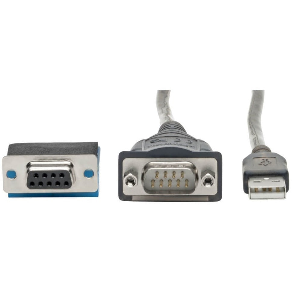 Tripp Lite U209-30N-IND USB to RS485/RS422 FTDI Serial Adapter Cable 30 in. Data Transfer Cable with EMI/RF Protection 트립 라이트 U209-30N-IND USB to RS485/RS422 FTDI 시리얼 어댑터 케이블 30인치 EMI/RF 보호가 있는 데이터 전송 케이블