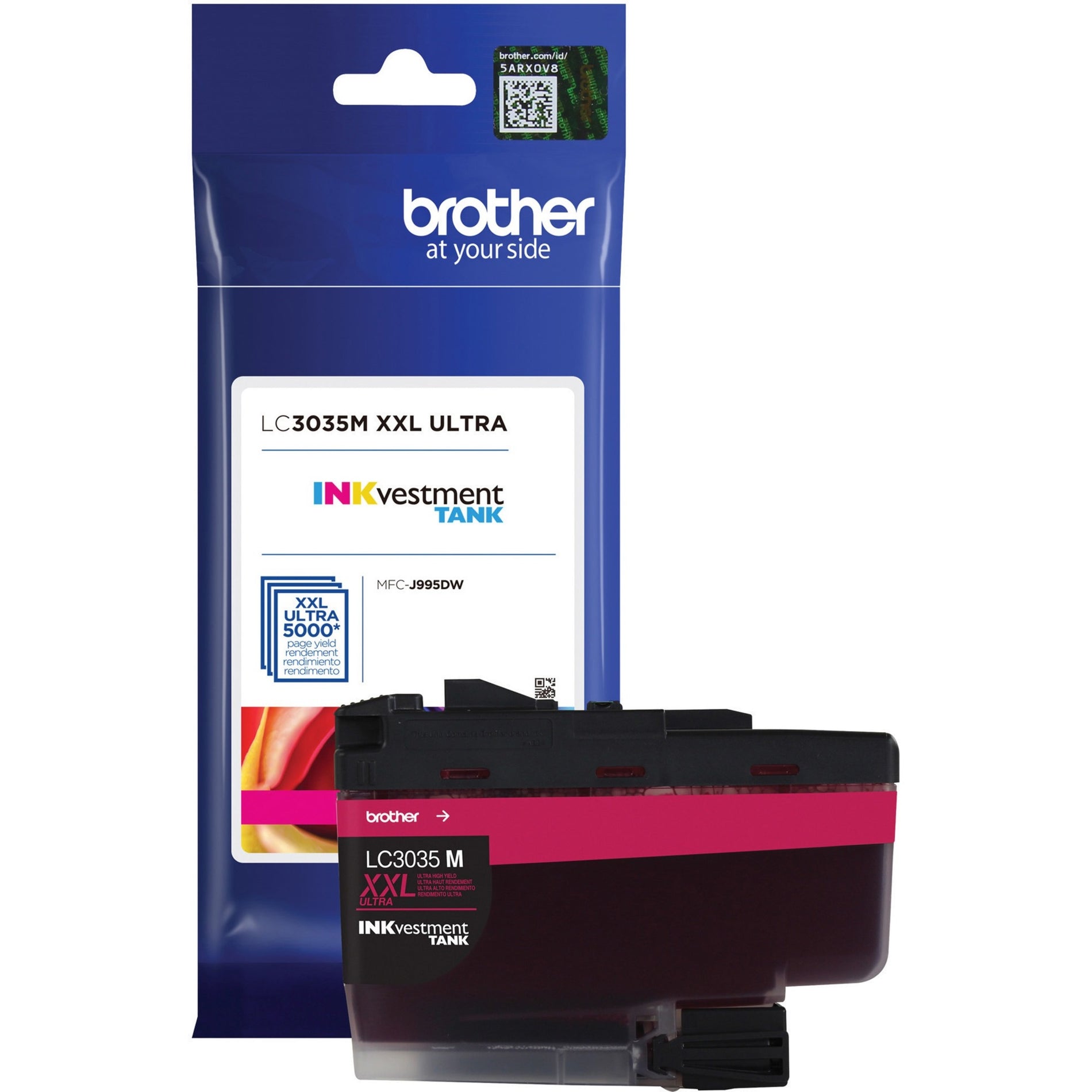 Brother LC3035M Ink Cartridge, Magenta, 5000 Pages Yield