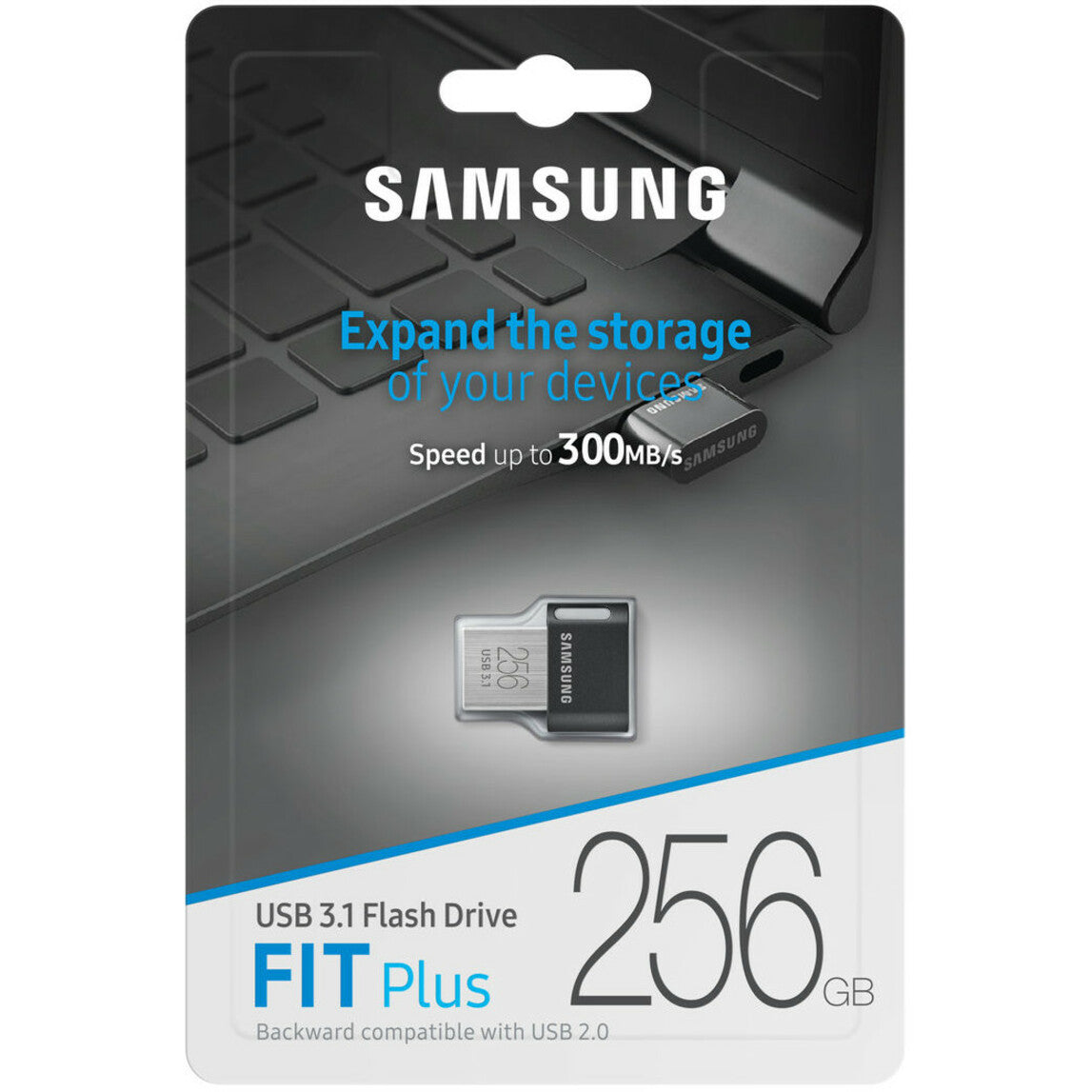 Samsung MUF-256AB/AM USB 3.1 Flash Drive FIT Plus 256GB, High-Speed Data Storage Solution