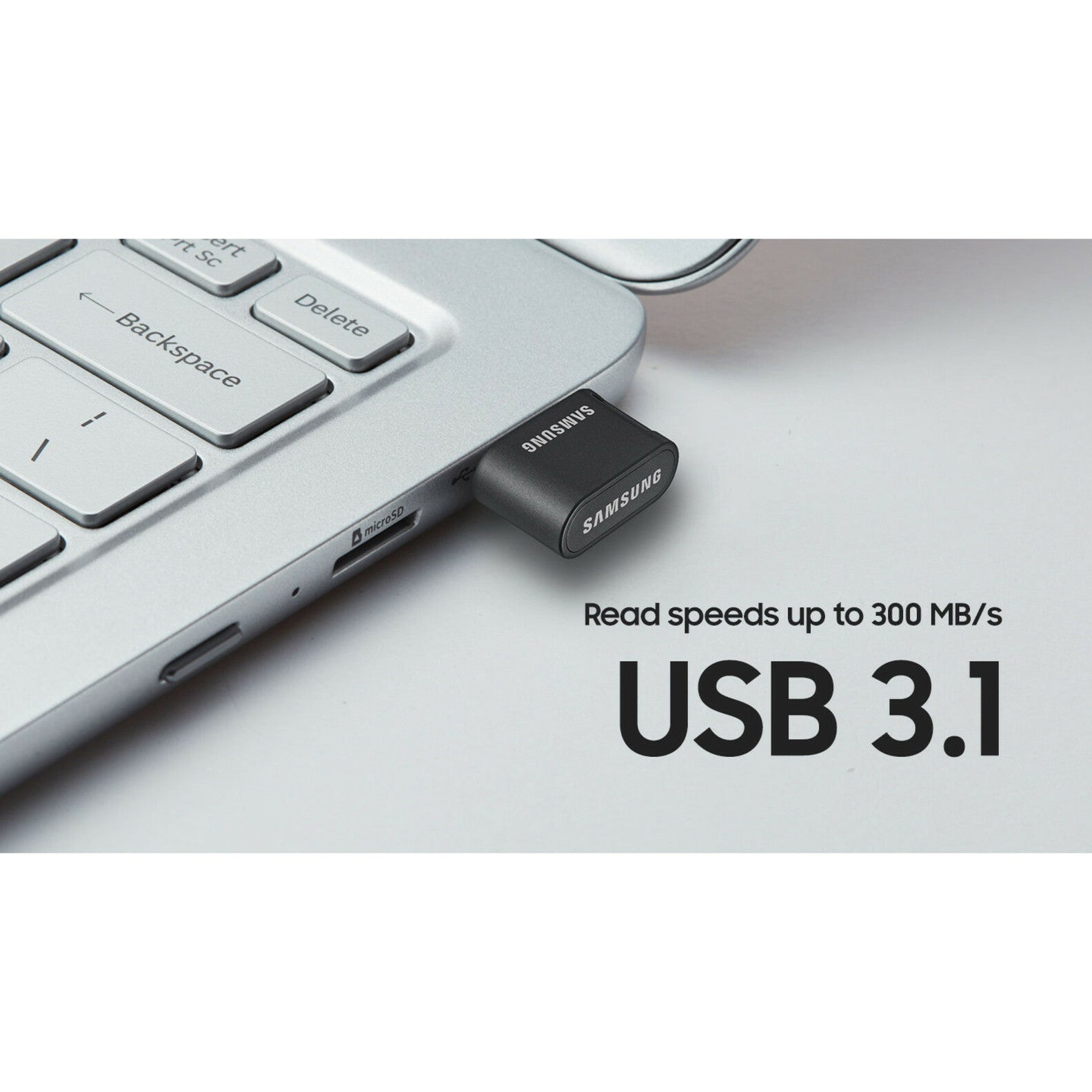 Samsung MUF-256AB/AM USB 3.1 Flash Drive FIT Plus 256GB, High-Speed Data Storage Solution