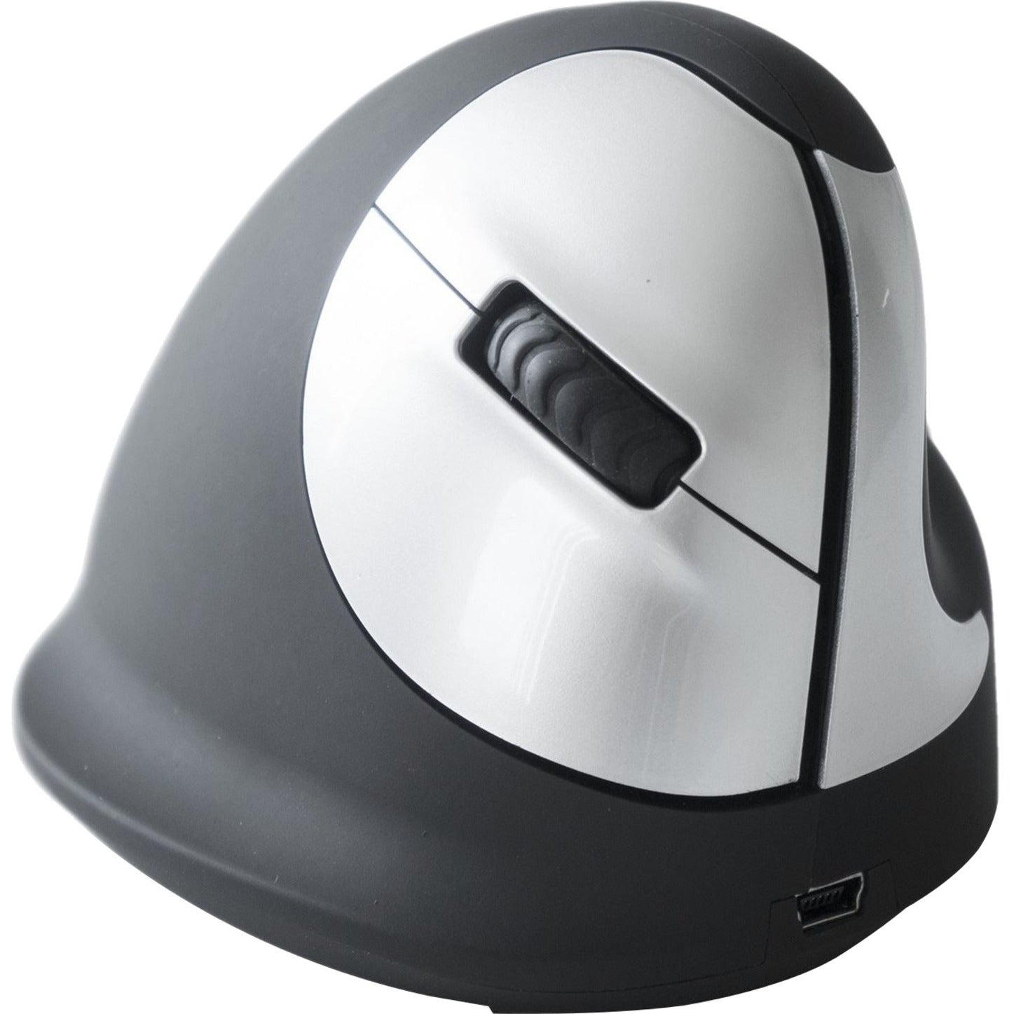 R-Go Tools Wireless Vertical Ergonomic Mouse, Medium, Right Hand, Black