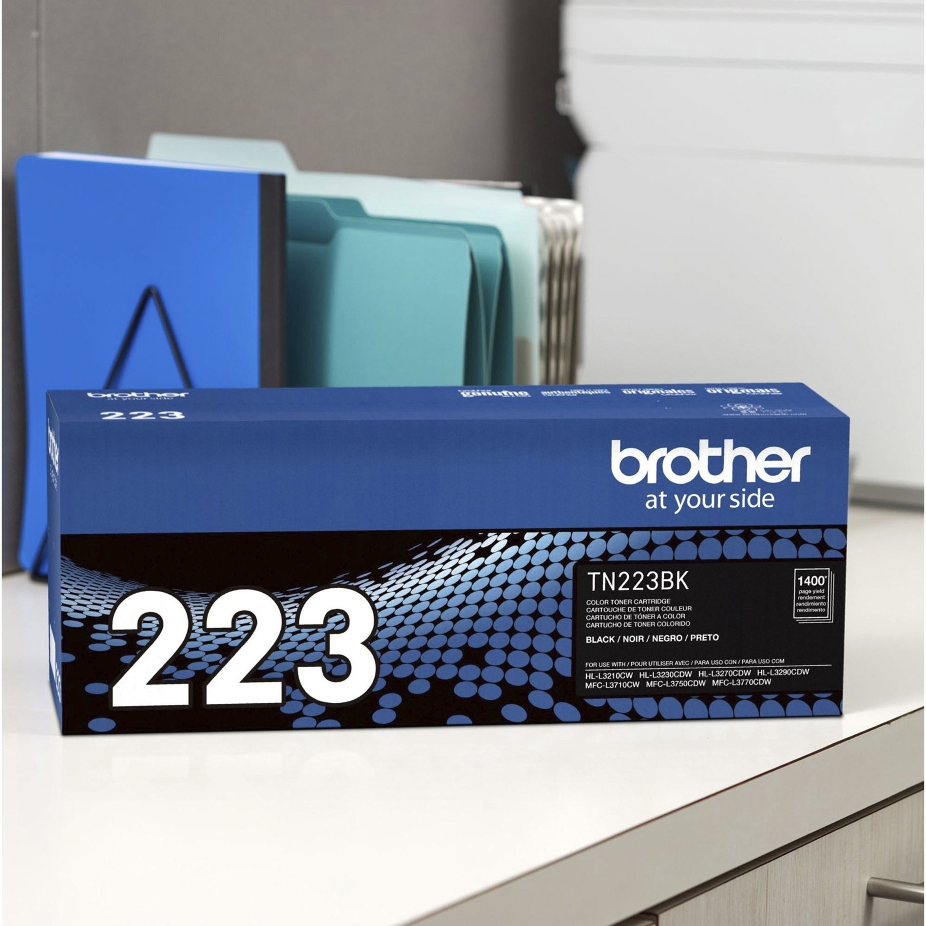 ブラザー TN223BK 純正 TN-223BK 標準収量 ブラック トナーカートリッジ、1400ページ収量 - ブラザー: Brother