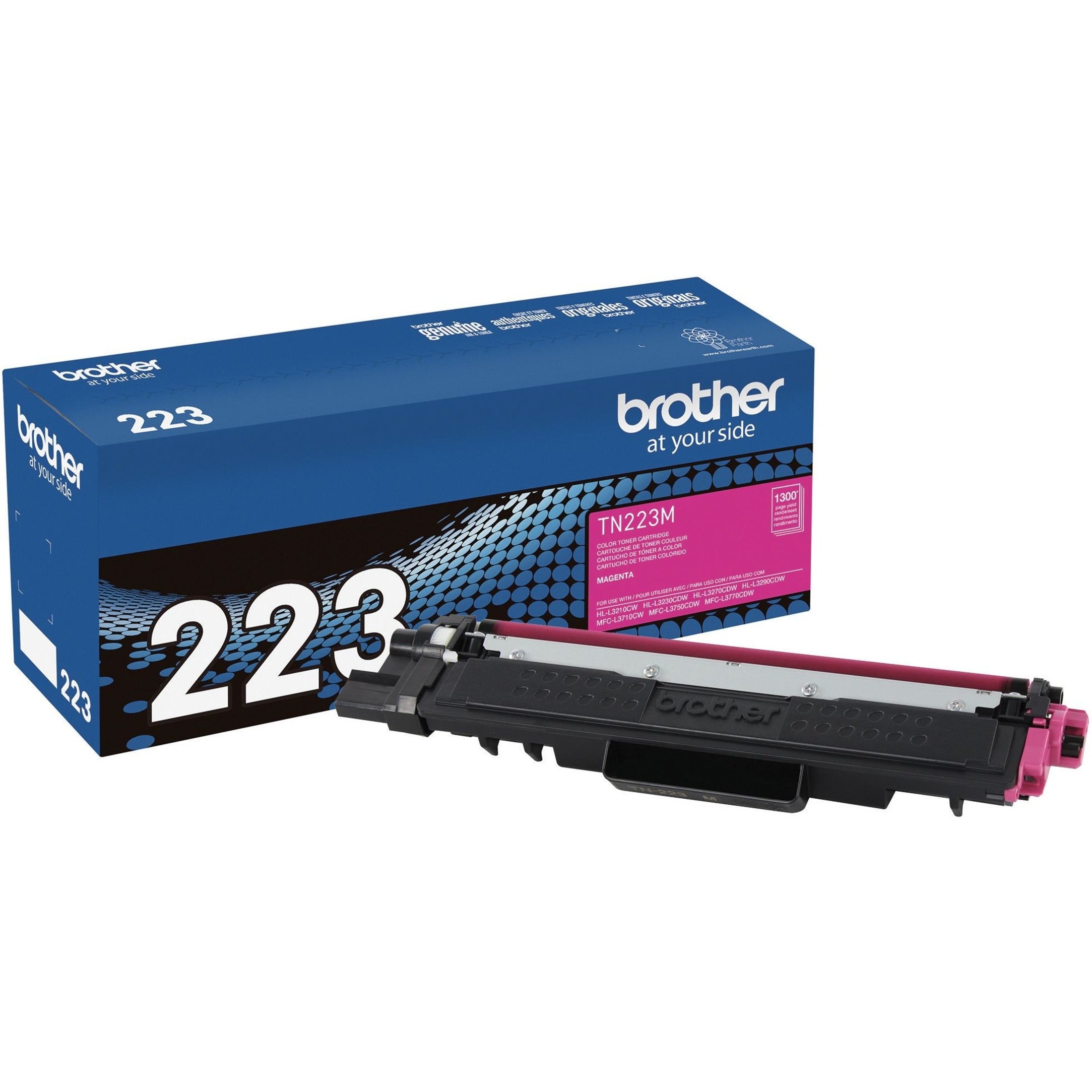 Brother TN223M ตลับหมึกแท้ สีม่วง ผลผลิต 1300 หน้า