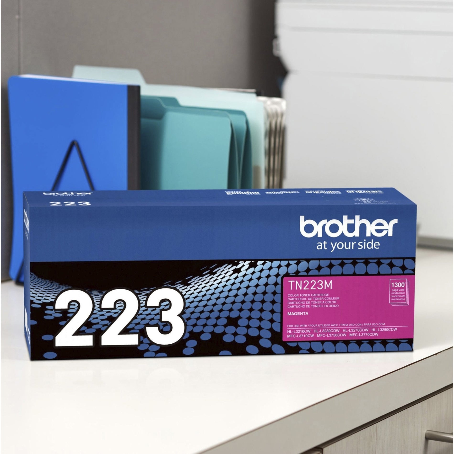 Brother TN223M ตลับหมึกแท้ สีม่วง ผลผลิต 1300 หน้า