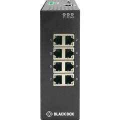 Black Box LIG1080A Sakelola Gigabit Ethernet Industri Dikelola L2+ - Suhu Ekstrem (8) RJ-45