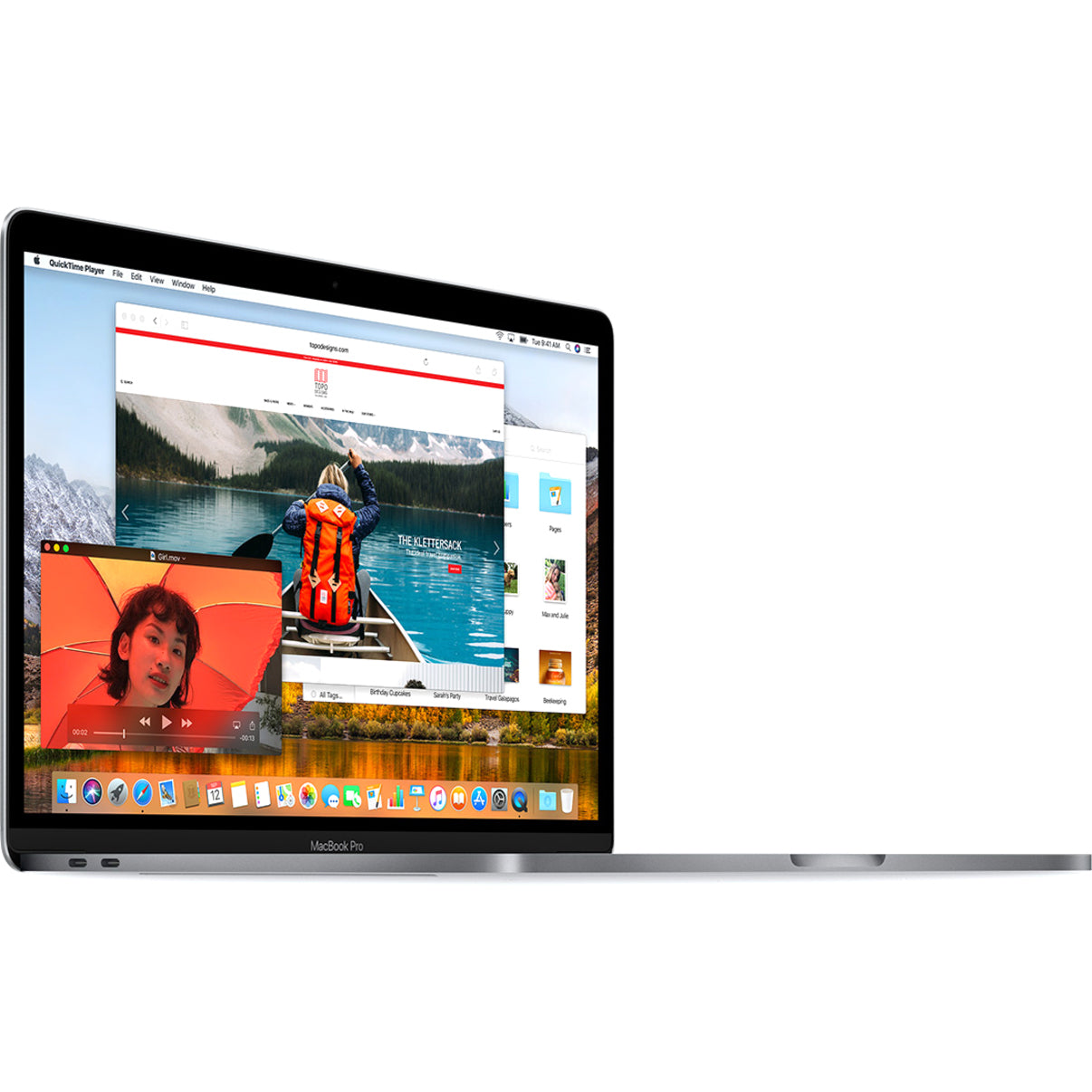 苹果 MR9U2LL/A MacBook Pro 13.3" 银色，8GB RAM，256GB SSD，四核心，Mac OS High Sierra 品牌名称：苹果