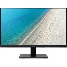 Front view of Acer V227Q 21.5-inch monitor showing slim bezel design and clear IPS display panel