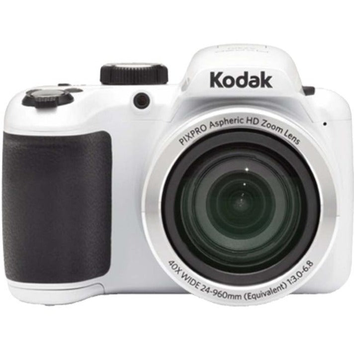 Kodak AZ401-WH PIXPRO Bridge Camera, 40x Optical Zoom, 16:9 Aspect Ratio, 1 Year Warranty