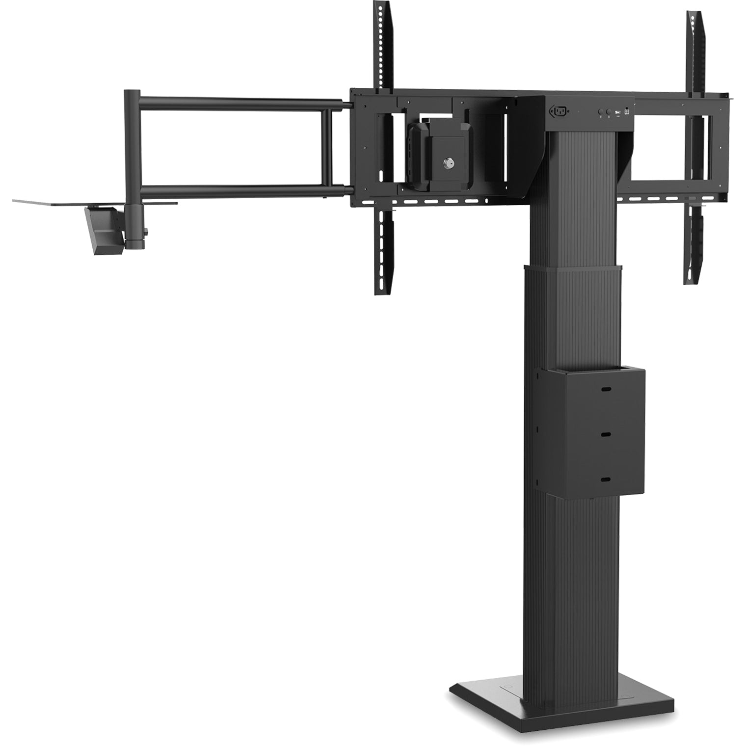 ViewSonic VB-STND-004 Floor Mount Motorized Fixed Stand, Sturdy, 220 lb Maximum Load Capacity