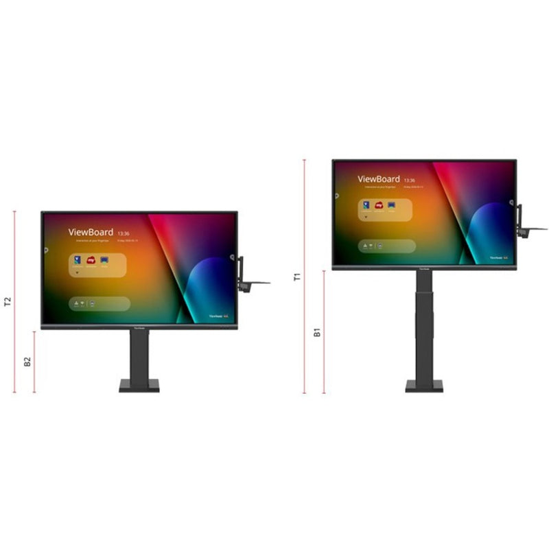 Comparison view of VB-STND-004 at different height positions