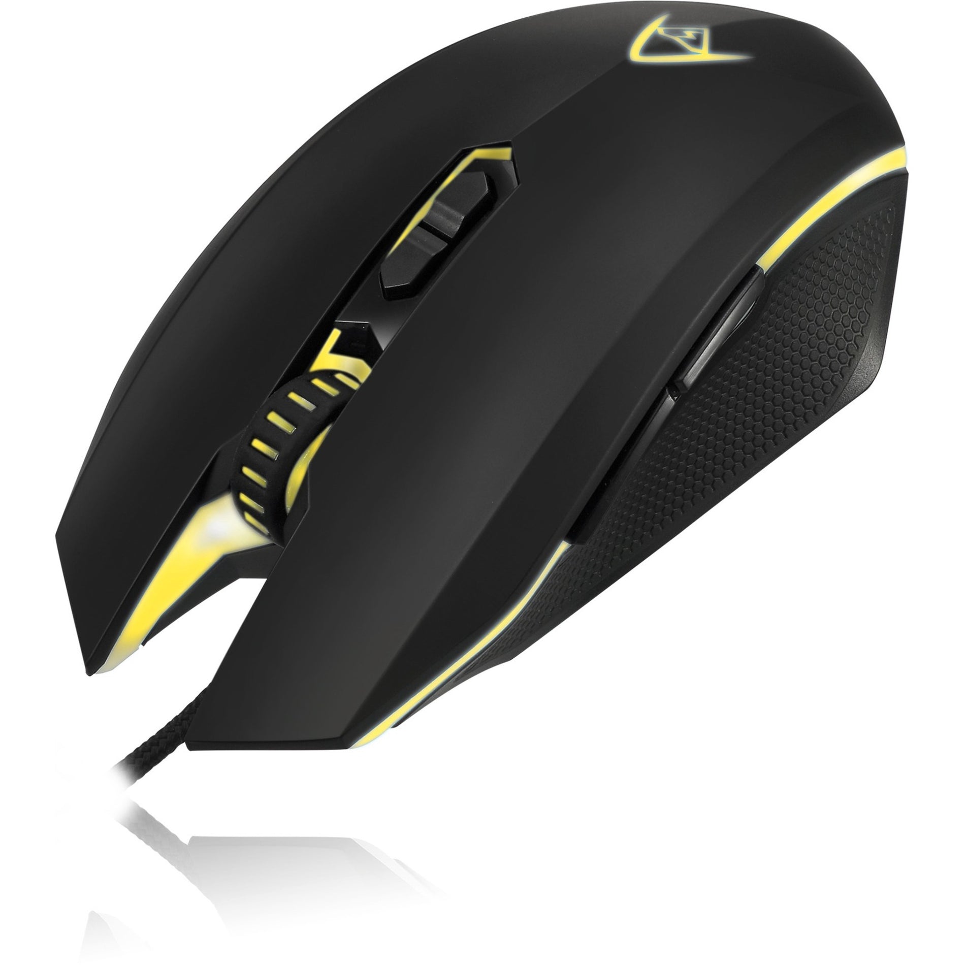 Adesso IMOUSE  X2 Multi-Color 7-Button Programmable Gaming Mouse, Ergonomic Fit, 3200 DPI, Windows 10 Compatible