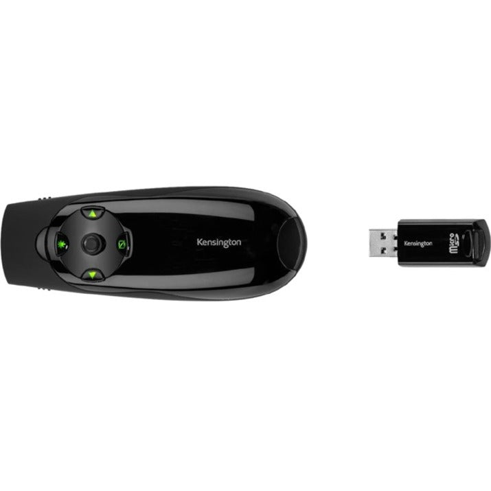 Kensington K72427AMA Presenter Expert Presentation Pointer, Wireless Laser Pointer for Notebook, USB Interface