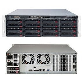 Supermicro SSG-6039P-E1CR16H SuperStorage Server 6039P-E1CR16H, 3U Barebone System, 2XPHI C624, 16X3.5HS