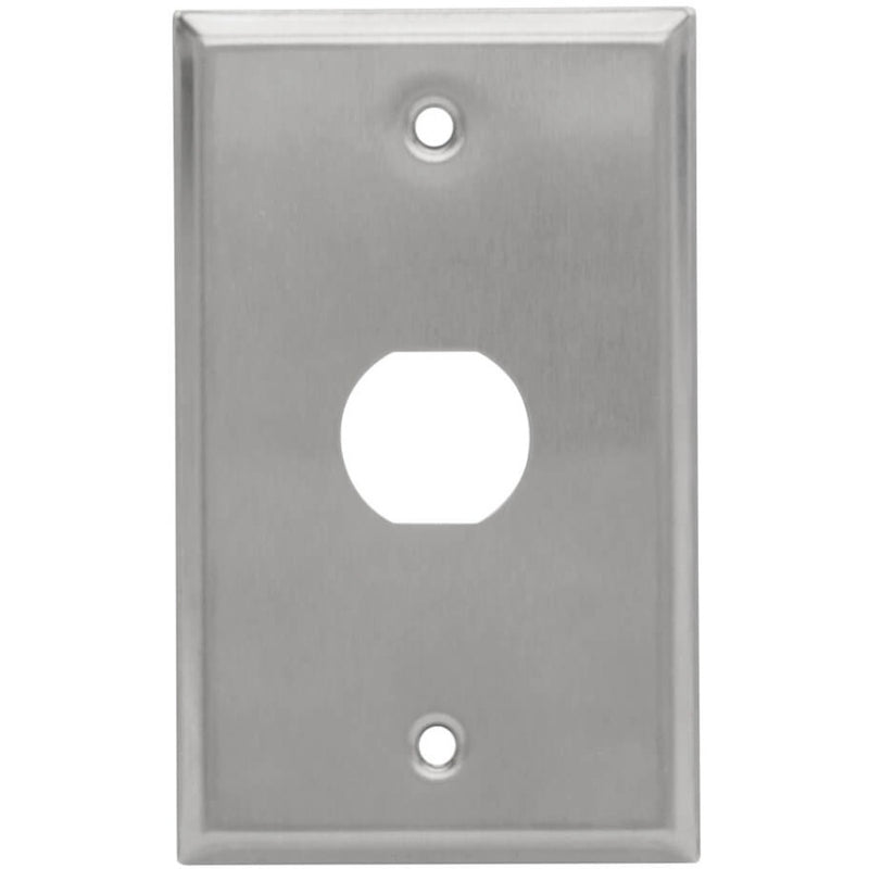 Front view of wall plate showing clean lines and professional finish