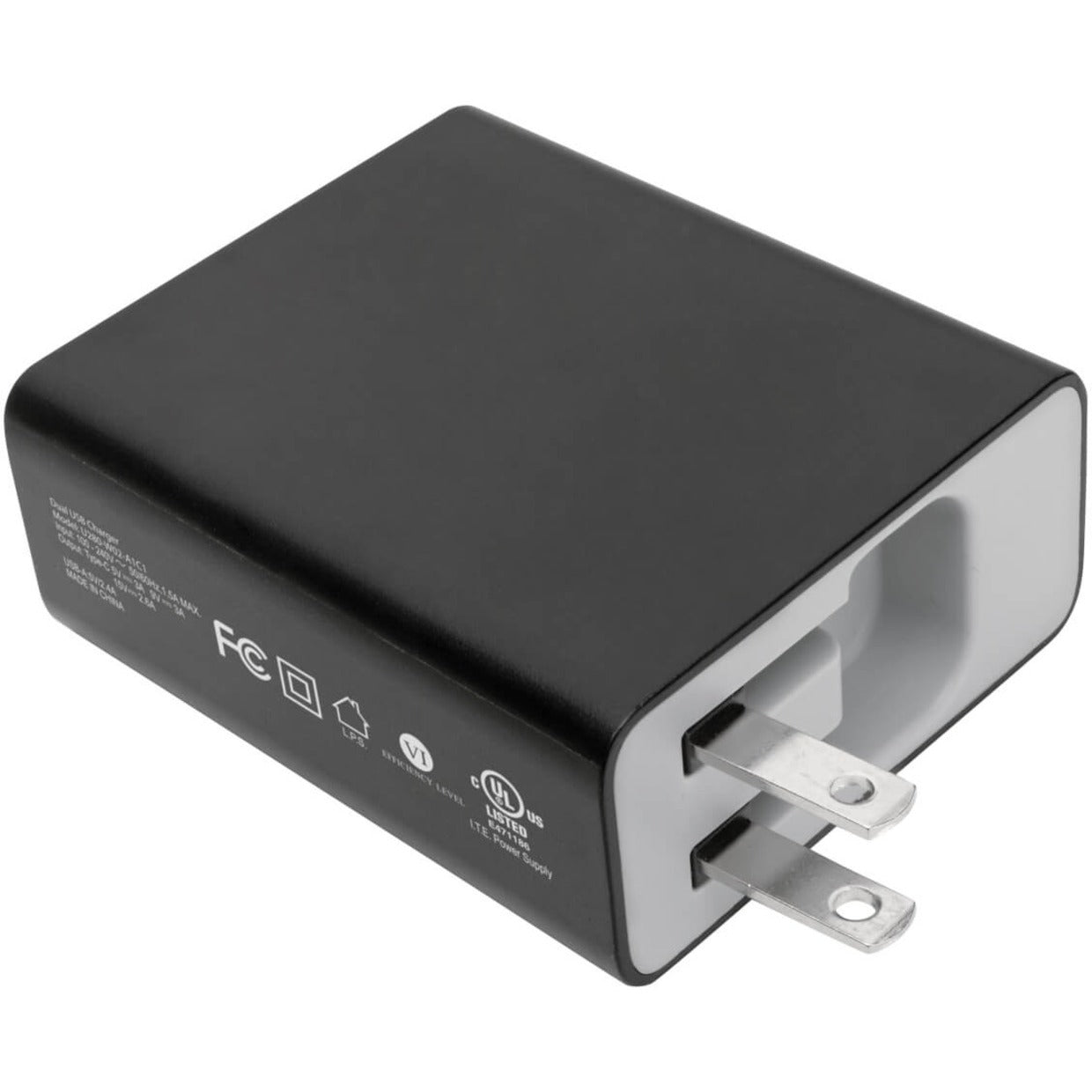 Tripp Lite U280-W02-A1C1 AC Adapter 2PT USB Wall Charger with USB Type C 51W Power 2 Year Warranty
