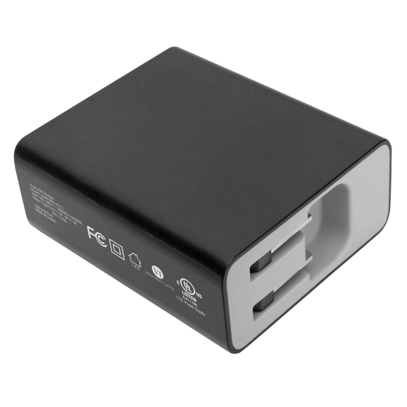Tripp Lite U280-W02-A1C1 Adattatore AC Caricabatterie da parete USB a 2 porte con USB Tipo C Potenza 51W Garanzia 2 Anni