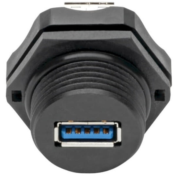 Close-up detail of USB 3.0 port interface