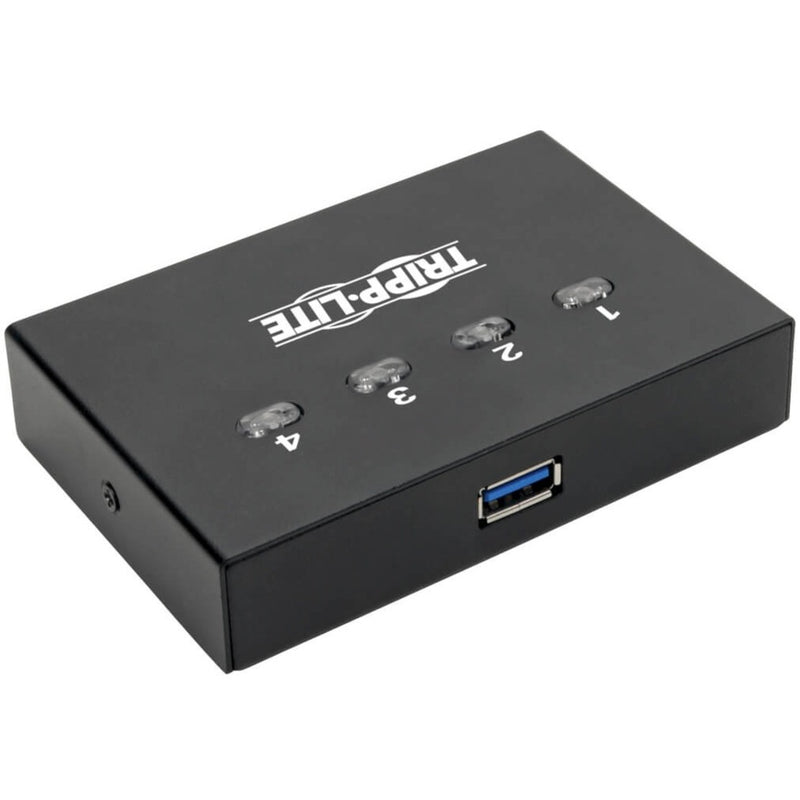 Side view of Tripp Lite USB switch showing single USB 3.0 peripheral port