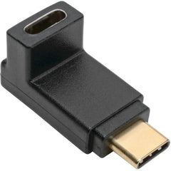 ترِب لايت U420-000-F-UD محول USB-C إلى C (ذكر/أنثى)، بزاوية قائمة، 10 جيجابت في الثانية 3 أمبير