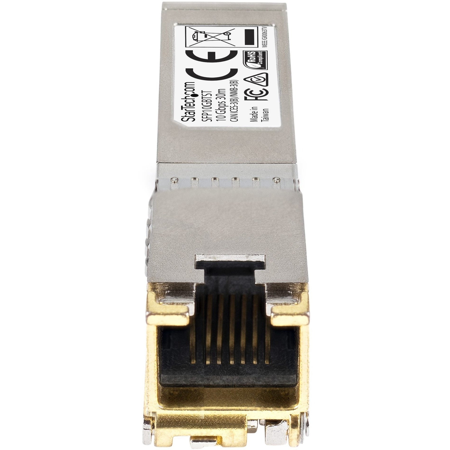 StarTech.com SFP10GBTCST Cisco 호환 SFP+ 변환기 모듈 - 10GBASE-T 평생 보증 MSA 준수 10 기가비트 이더넷