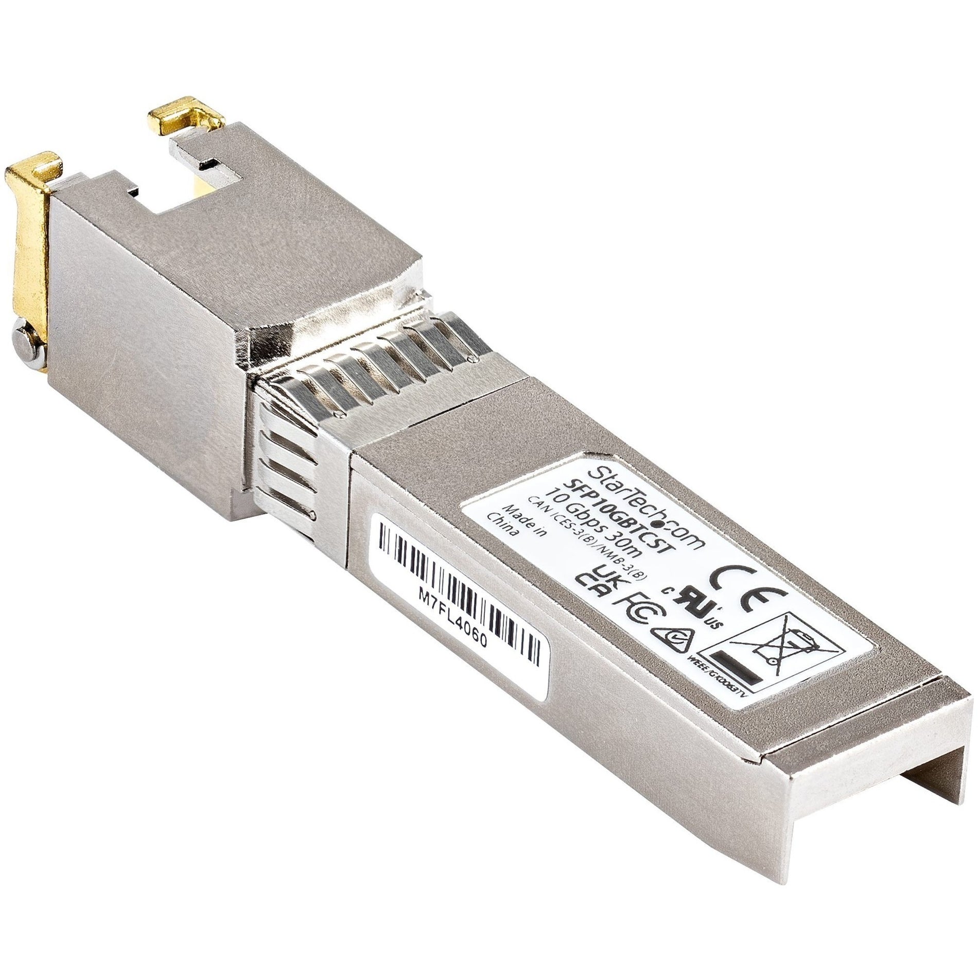 StarTech.com SFP10GBTCST Cisco 호환 SFP+ 변환기 모듈 - 10GBASE-T 평생 보증 MSA 준수 10 기가비트 이더넷