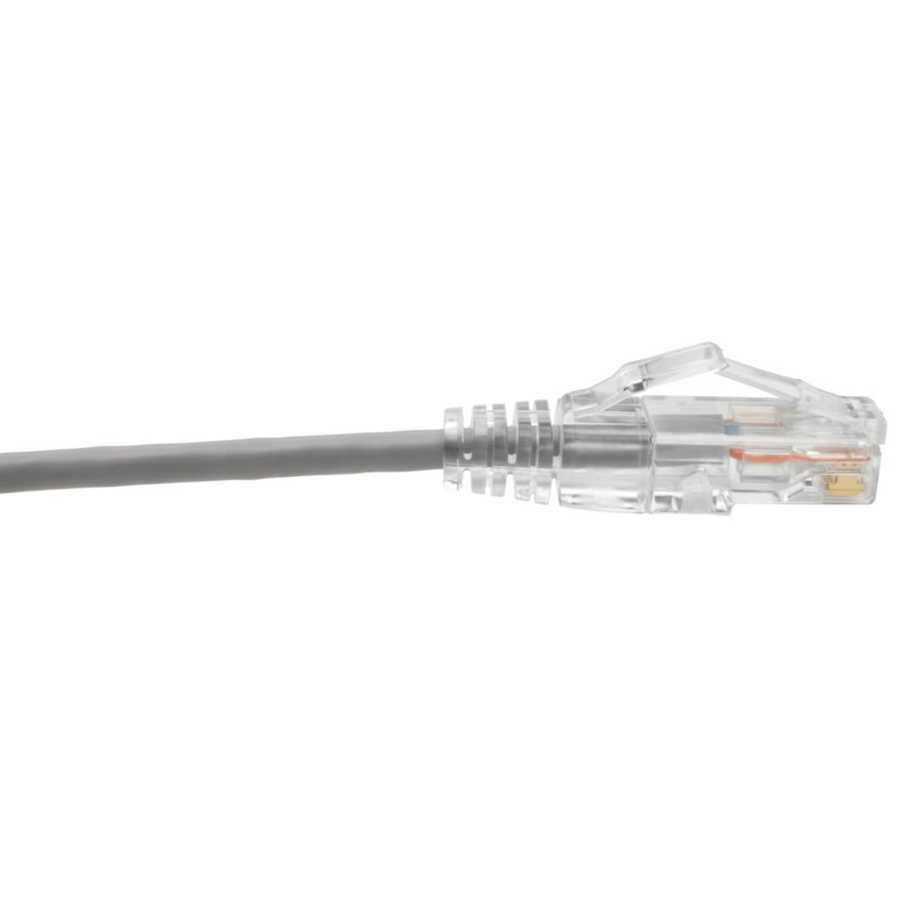 Tripp Lite N201-S01-GY Cat6 UTP 패치 케이블 (RJ45) - M/M 기가비트 스내글레스 몰드 슬림 회색 1 ft.