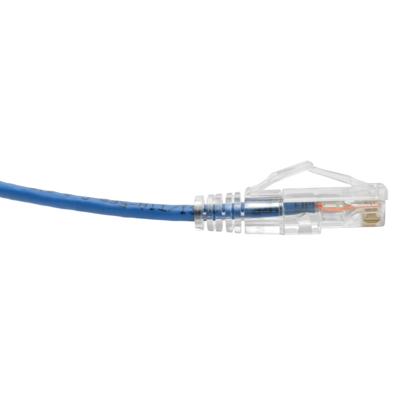 Tripp Lite N201-S15-BL Cat6 UTP 패치 케이블 (RJ45) - M/M 기가비트 스내글레스 몰드 슬림 파란색 15 ft.