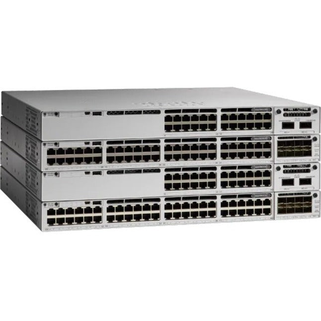 Cisco C9300-48UN-E Catalyst 9300-48UN-E Switch 48 Ports 5 Gigabit Ethernet 645W PoE.