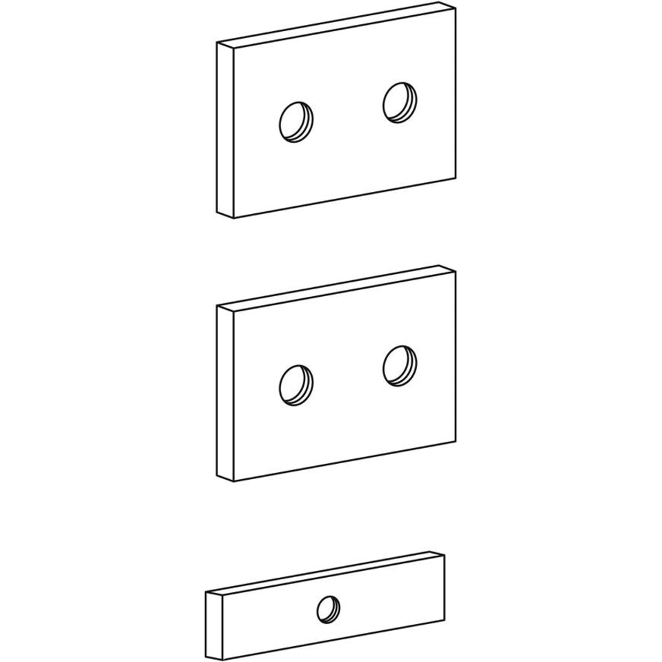 Ergotron 60-156 Peripheral Track Mount Bracket Kit, Zinc - Securely Mount Your CPU