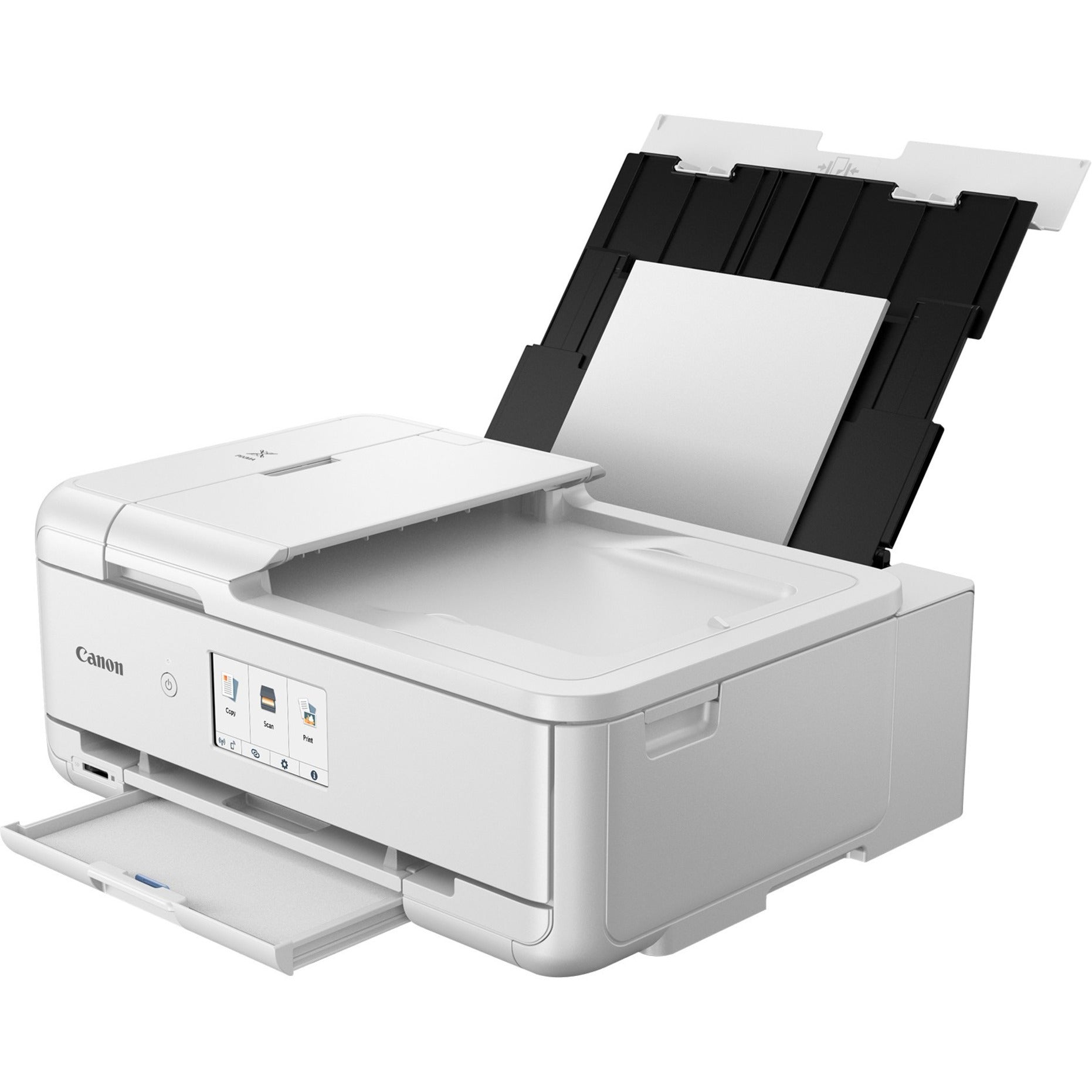 Canon PIXMA TS9521C with open document feeder showing scanning surface-alternate-image3