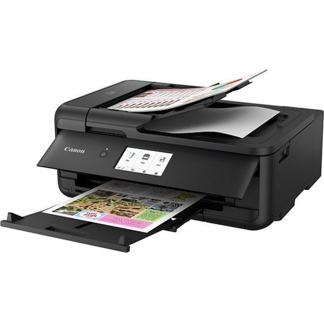 Canon PIXMA TS9520 printing a photo while scanning a document through the ADF-alternate-image3