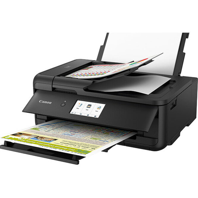 Canon PIXMA TS9520 printing a wide format document with vibrant colors-alternate-image6