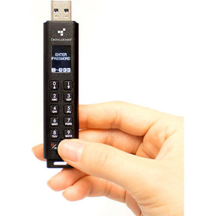 DataLocker SK300-064 Sentry K300 Encrypted Keypad Flash Drive, 64GB, 256-bit AES Security