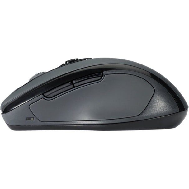 Side profile of Kensington Pro Fit Wireless Mouse showing ergonomic curves and button placement