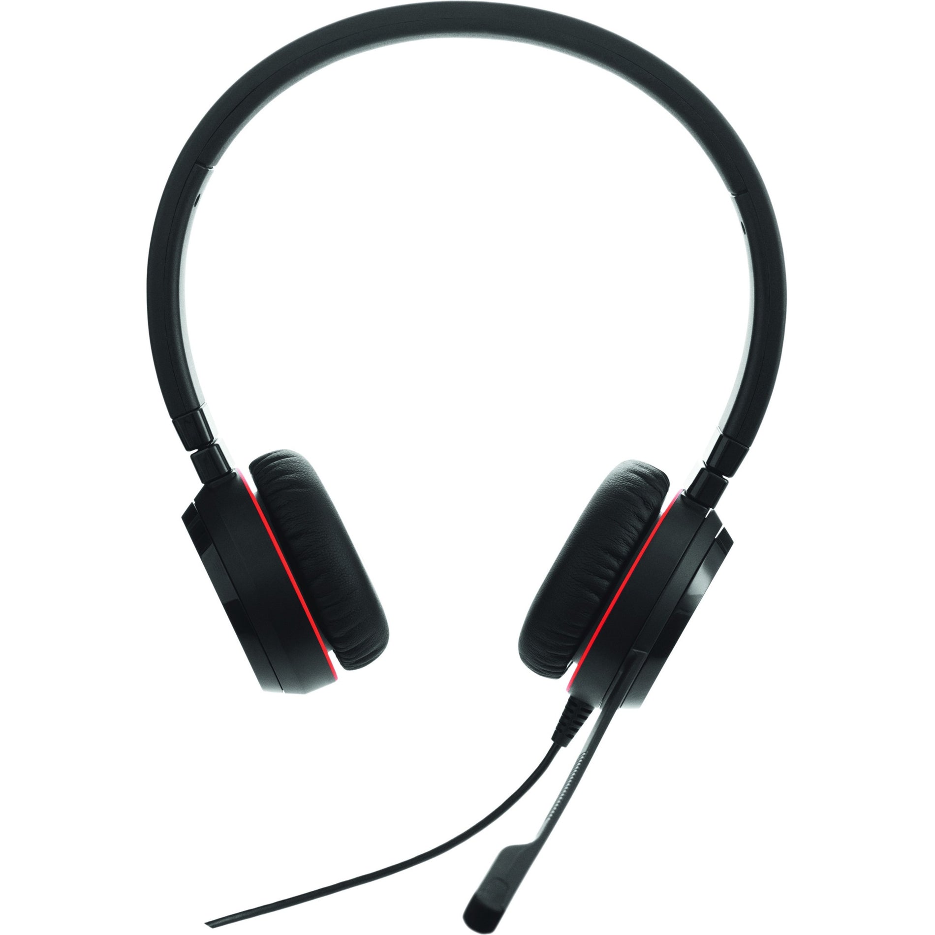 Front view of Jabra EVOLVE 20SE headset showing padded headband and ear cushions-alternate-image2