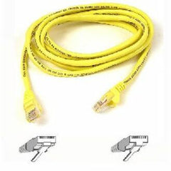 Belkin Cat6 UTP Network Patch Cable, 3ft Yellow, RJ-45 Male/Male, Copper Conductor, PowerSum Tested, High-Performance Cross-Talk Control - A3L980-03-YLW-S Lifetime Warranty