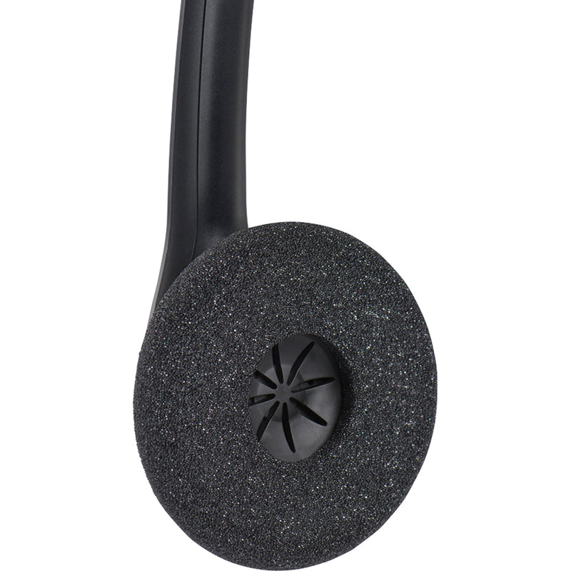 Detailed view of Jabra BIZ 1500 ear cushion ventilation design