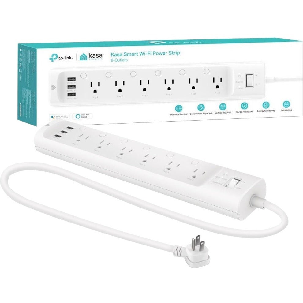 Mountable Power Strip Surge Protector with 6 outlets, ED-SURGE-615