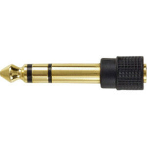 Gold-plated 6.3mm (1/4 inch) audio adapter for headphone connectivity-alternate-image2