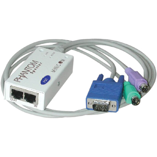 Minicom by Tripp Lite 0SU51012 Phantom Specter II KVM Switchbox VGA 3 Year Warranty TAA Compliant  미니컴 바이 트립 라이트 0SU51012 팬텀 스펙터 II KVM 스위치박스 VGA 3년 보증 TAA 준수