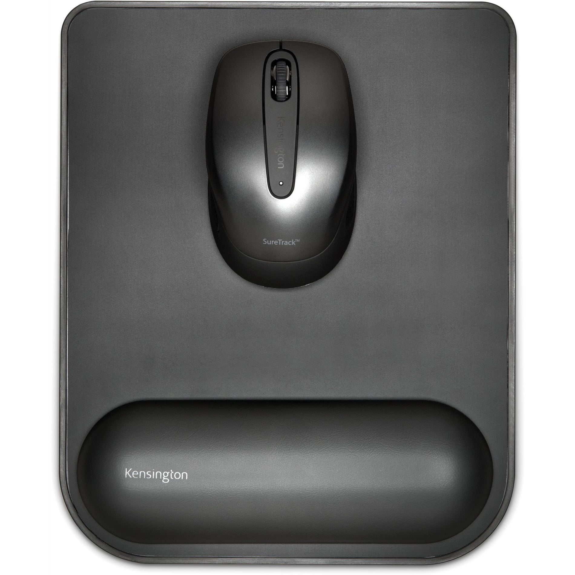 Kensington K55888WW ErgoSoft Wrist Rest Mouse Pad, Easy to Clean, Skid Proof