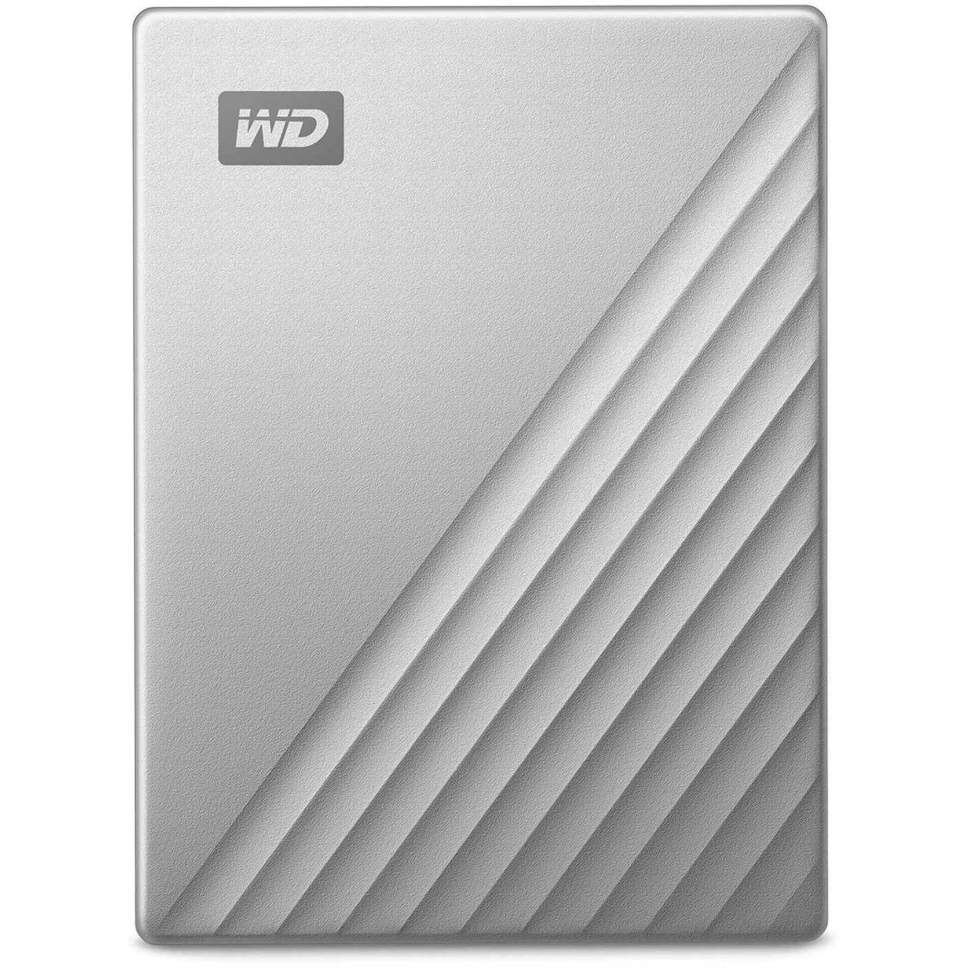 2TB WD My Passport Ultra tragbare Festplatte mit USB-C-Anschluss silber