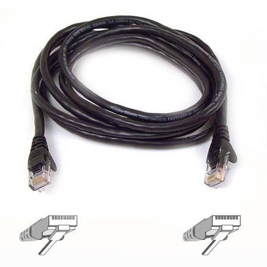 Belkin Cat6 network cable with snagless RJ45 connectors and connector diagram